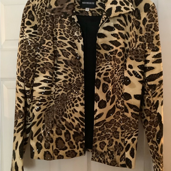 Leopard sequins jacket - Picture 3 of 8